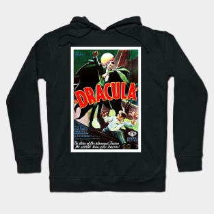 Digitally Restored Original Dracula Movie Poster with Bela Lugosi Hoodie